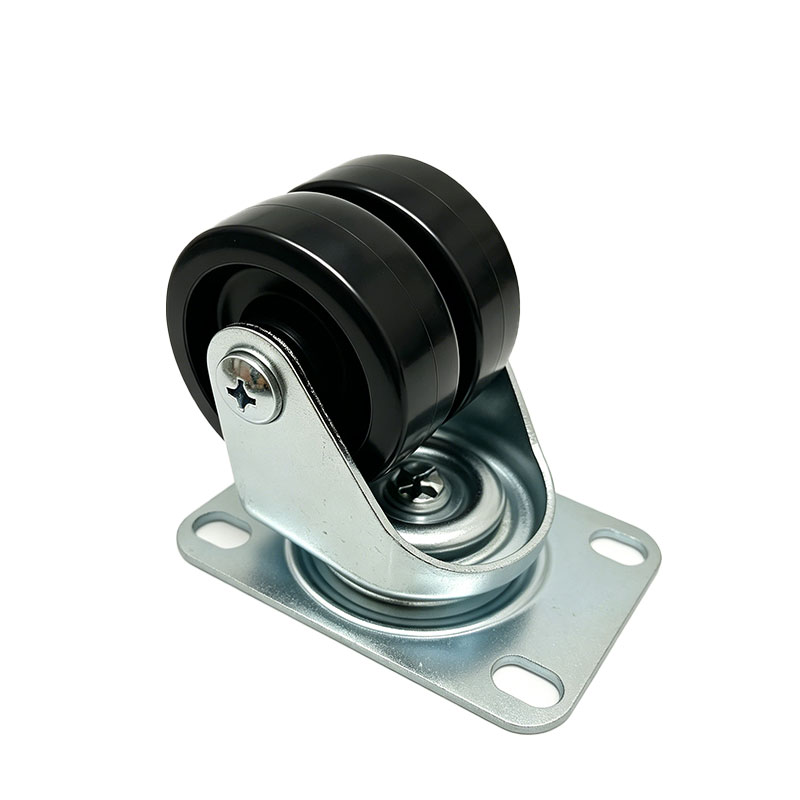 Industrial Heavy-Duty Low Profile Double Wheel Swivel Casters