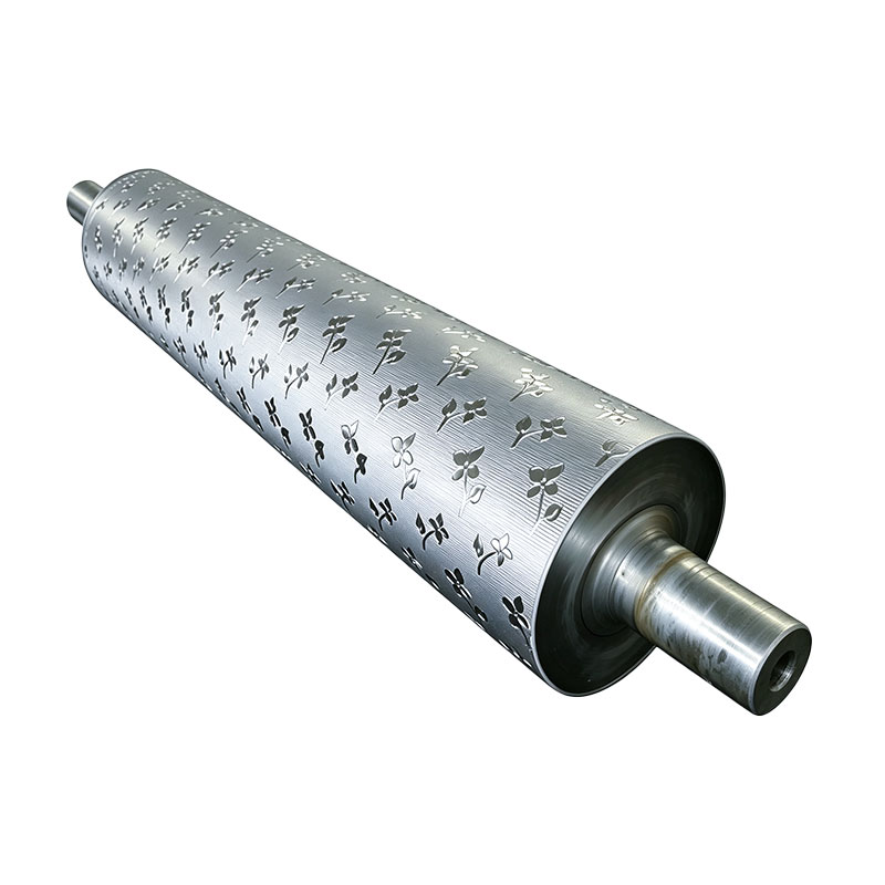 Custom Laser Engraved Embossing Roller for Leather & Plastics