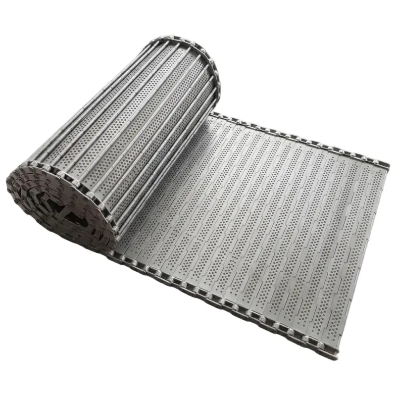 Custom Heavy Load Metal Chain Plate Link Conveyor Belt