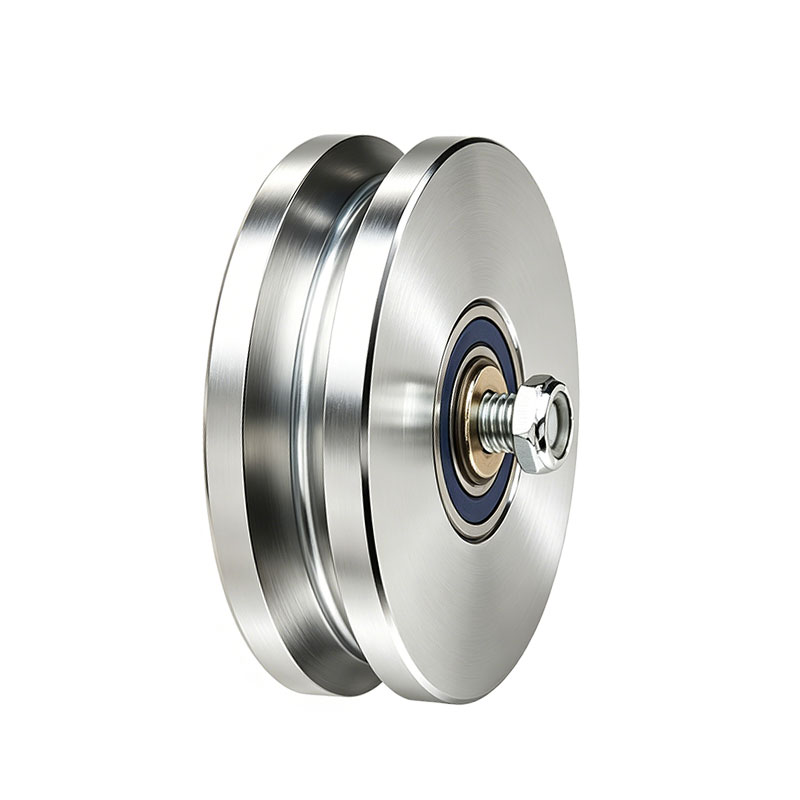 Heavy-Duty Solid Steel V-Groove Sliding Gate Wheels
