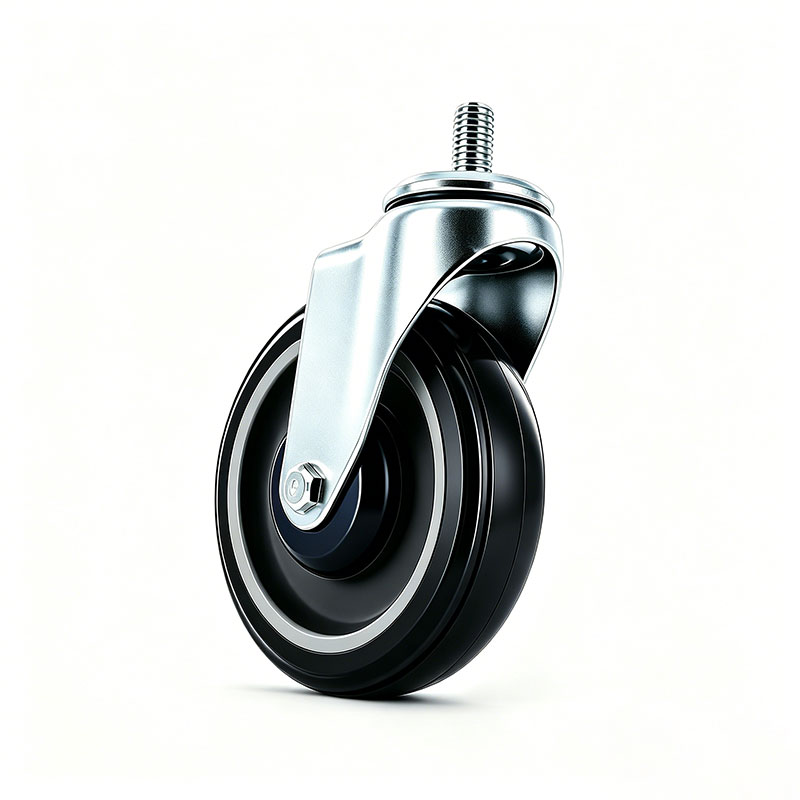 5 Inch Polyurethane Shopping Cart Caster Manufacturer 