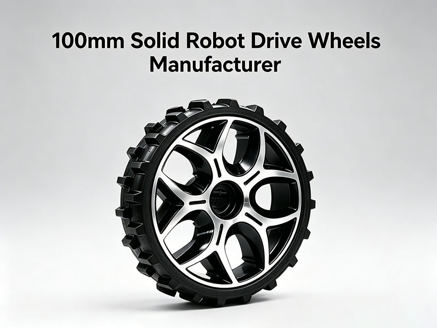 100mm Solid Robot Drive Wheels Manufacturer