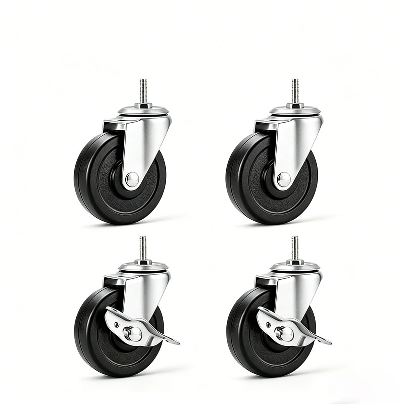 3 Inch Wire Rack & Shelving Caster Kit (Set of 4)