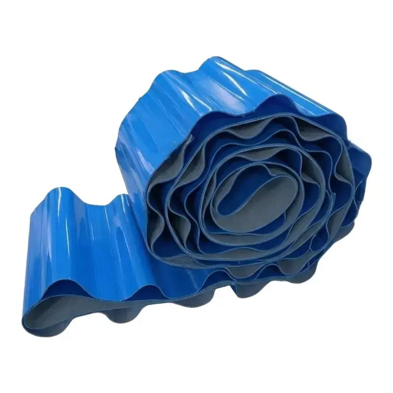 Custom Blue Food Grade PVC Conveyor Belt