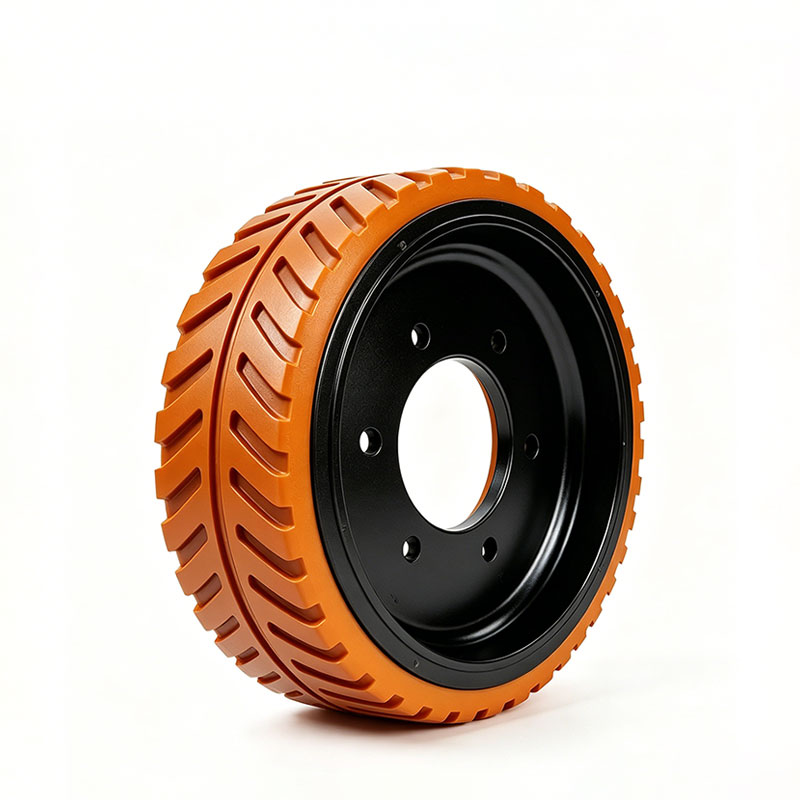 Herringbone Treaded AGV Drive Wheel