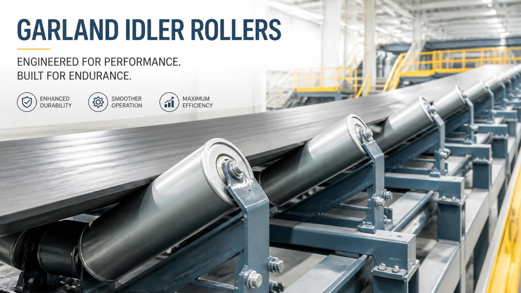Why Your Heavy-Duty Conveyor Needs Garland Idler Rollers