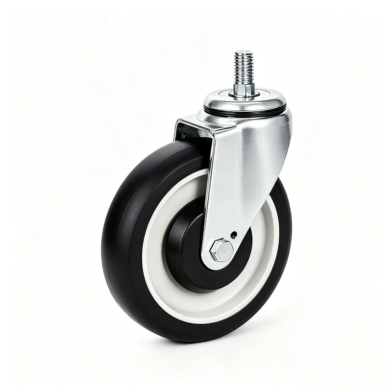 5 Inch Polyurethane Shopping Cart Caster Manufacturer 