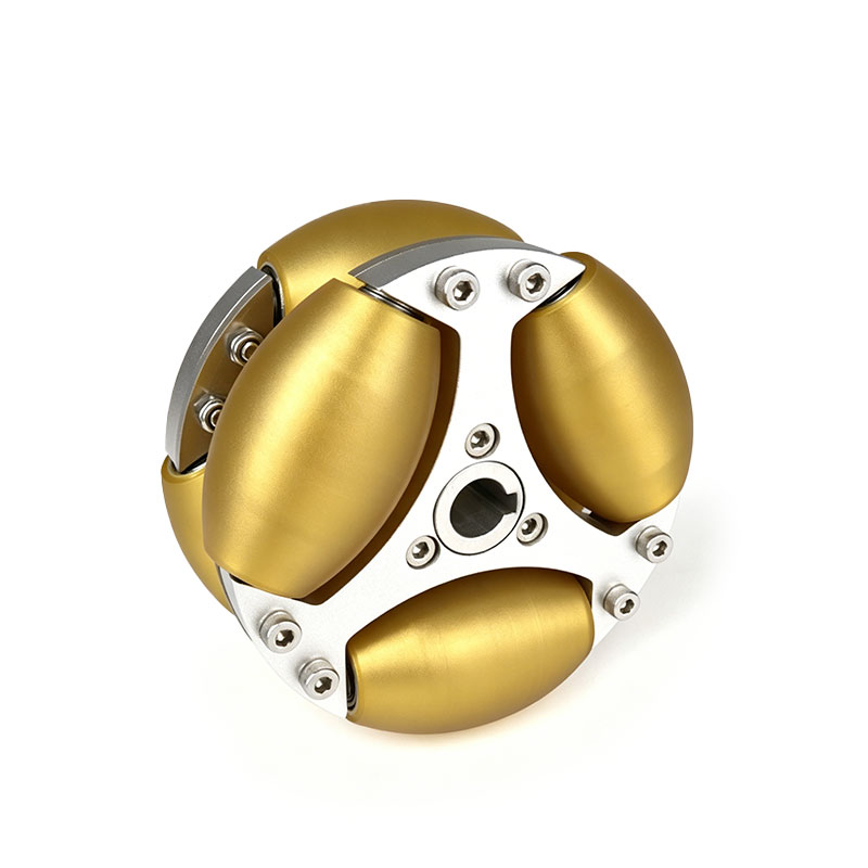 Industrial Aluminum Omni Wheels with Polyurethane Rollers
