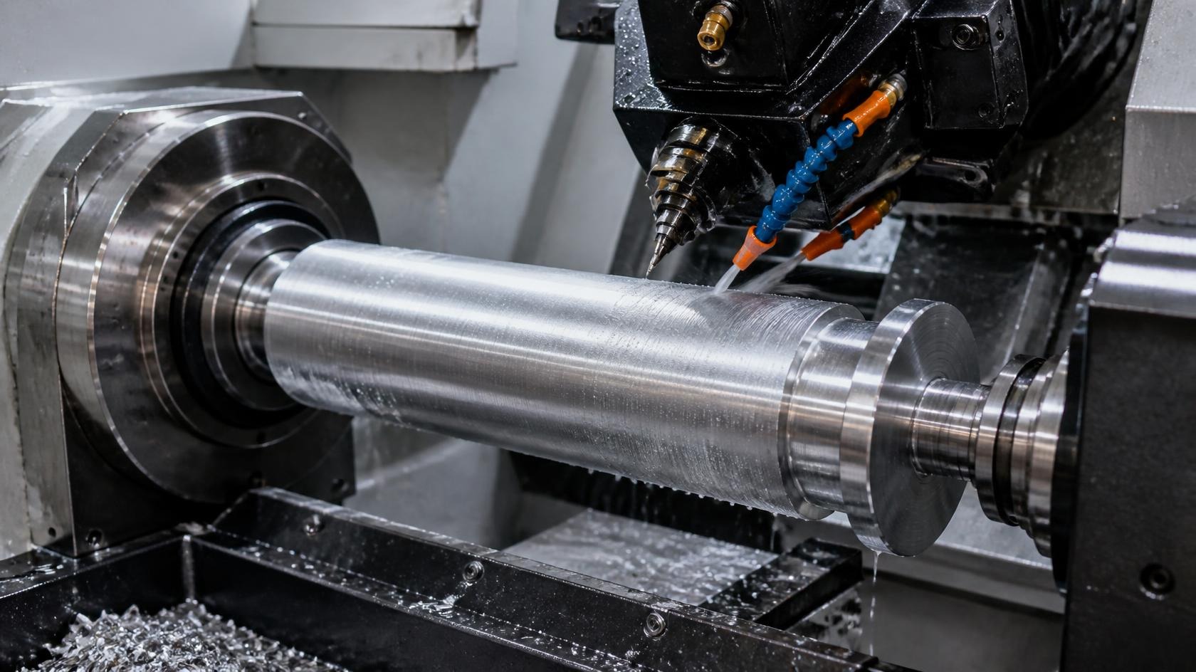 Custom PTFE-Coated Aluminum Rollers
