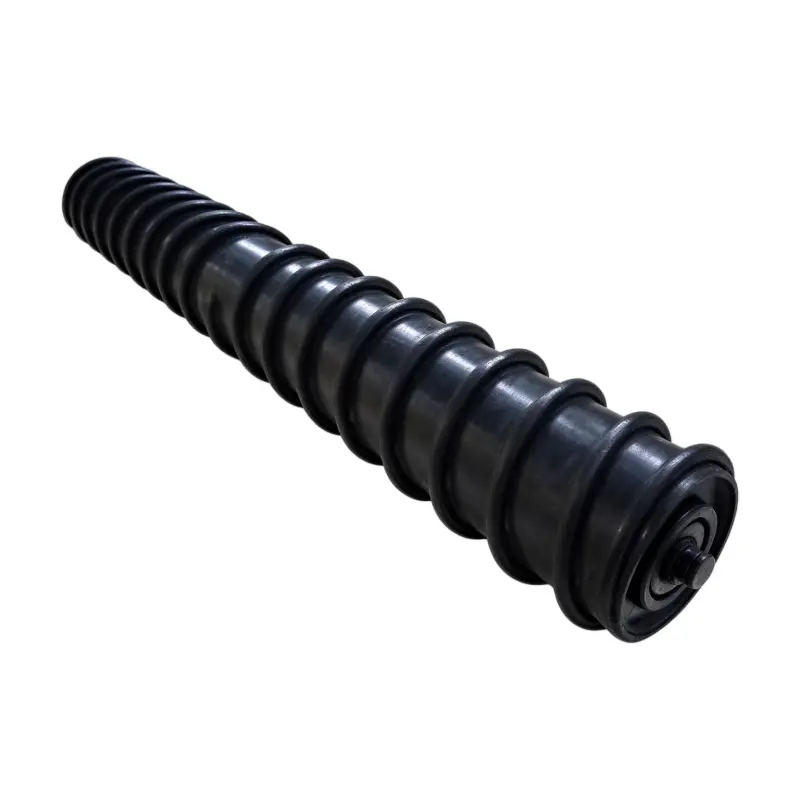 New Surfacing Rubber Spiral Conveyor Roller 