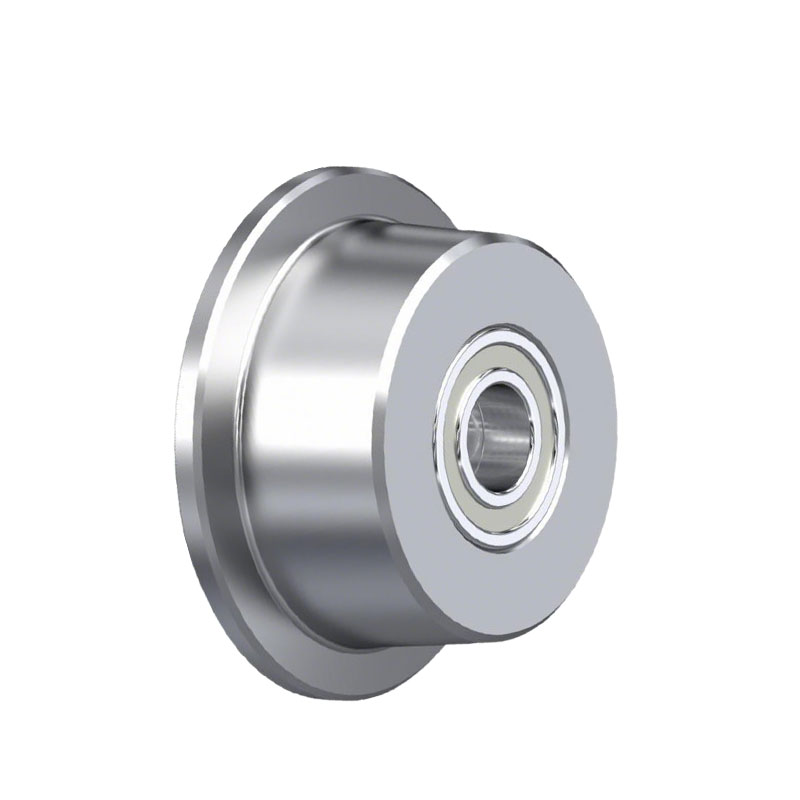 Solid Steel Single Flanged Track Wheels Manufacturer