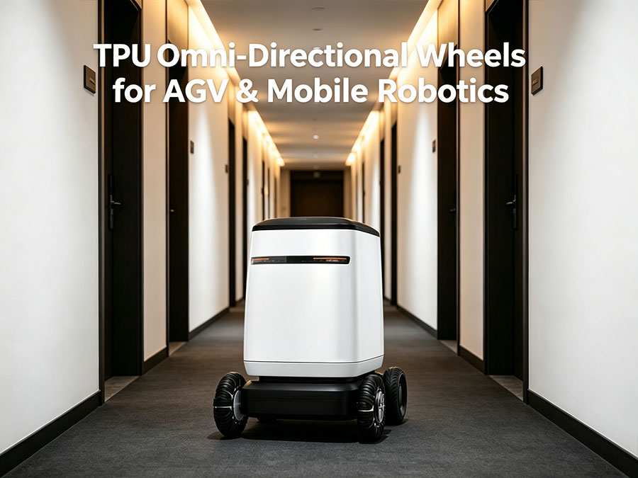 TPU Omni-Directional Wheels for AGV & Mobile Robotics