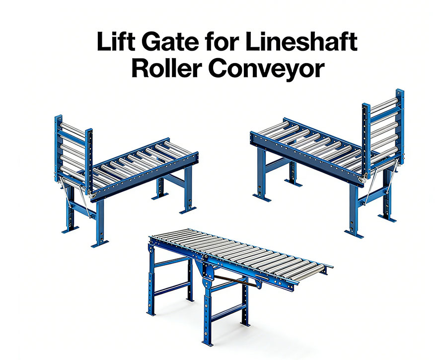 Lift Gate for Lineshaft Roller Conveyor