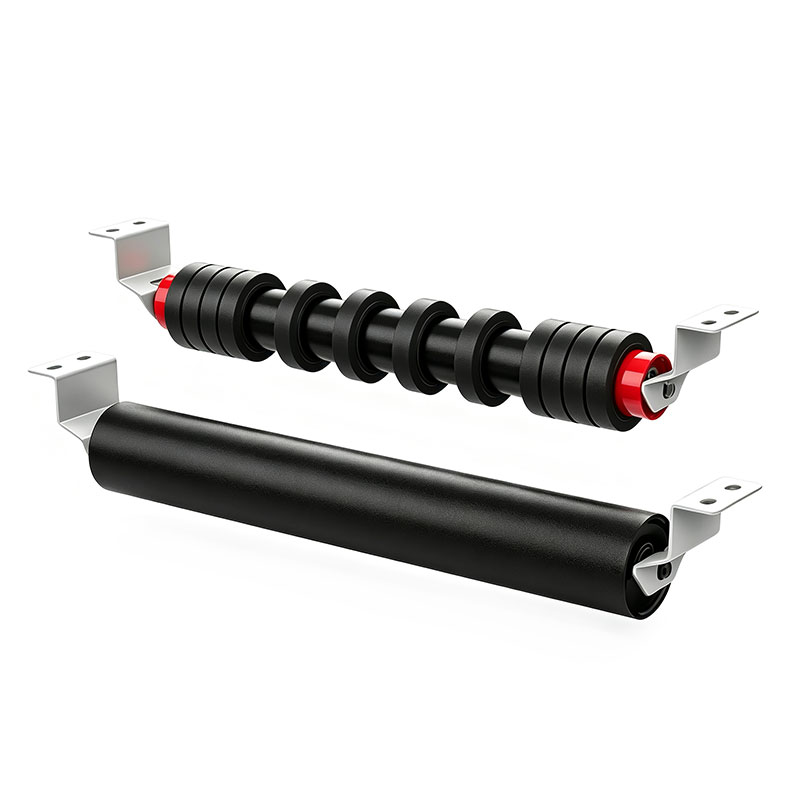 Industrial Durable Flat Return Idler Rollers for Belt Conveyor System