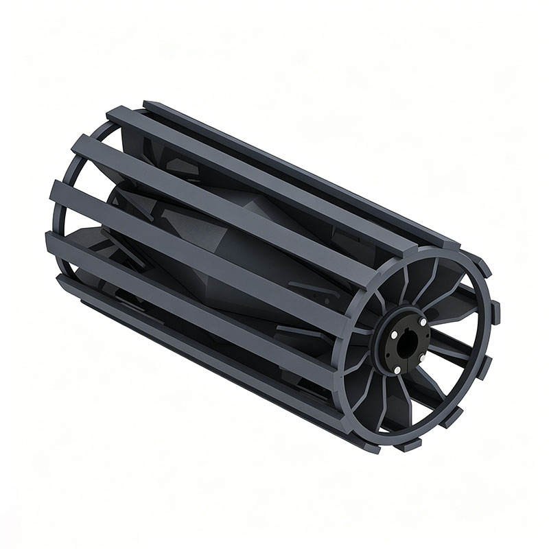 Self-Cleaning Heavy-Duty Mine Duty Wing Pulley