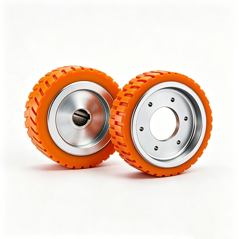 Herringbone Treaded AGV Drive Wheel