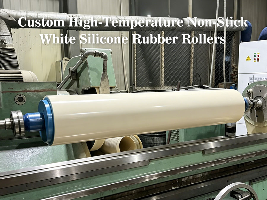 Custom High-Temperature Non-Stick White Silicone Rubber Rollers