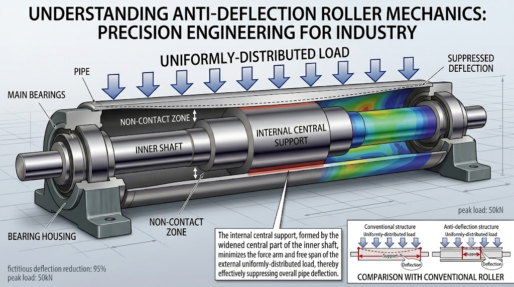  Anti-Deflection Structured Roller 