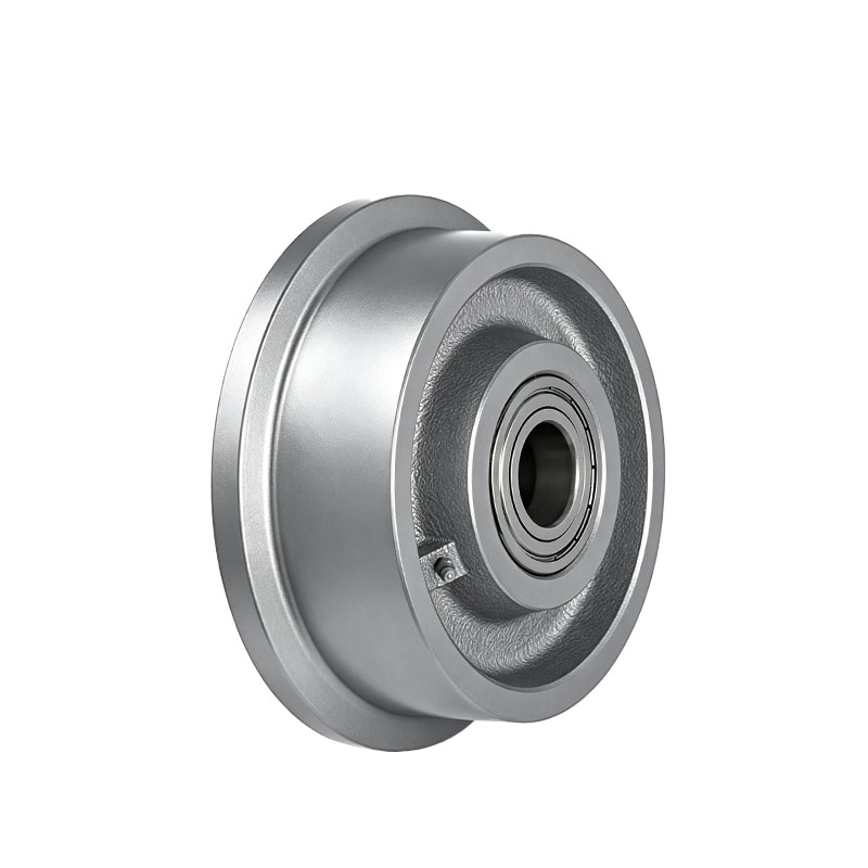 Heavy-Duty Cast Iron Flanged Wheels for Industrial Track Systems