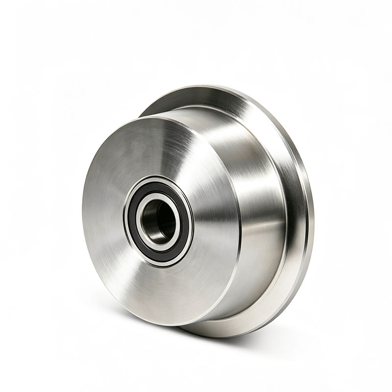 Solid Steel Single Flanged Track Wheels Manufacturer