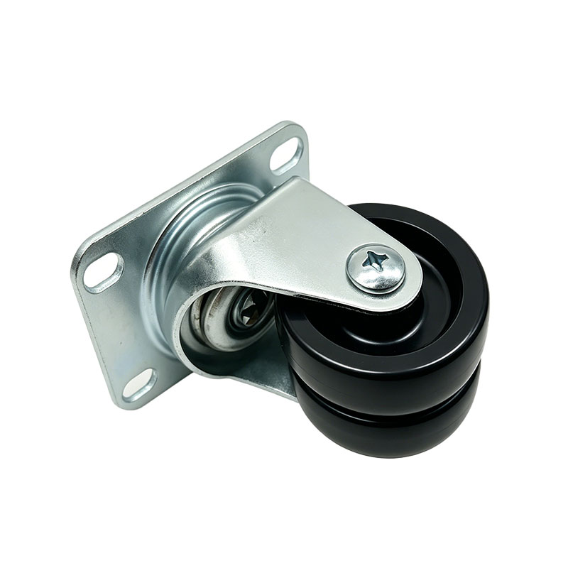 Industrial Heavy-Duty Low Profile Double Wheel Swivel Casters