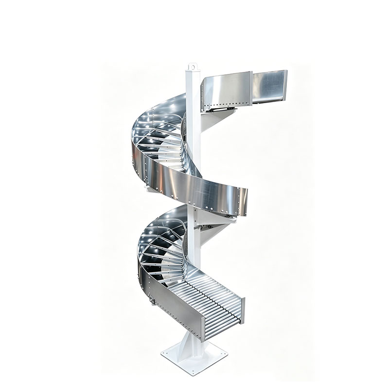 Industrial Gravity Spiral Chutes for Parcel & Tote Handling