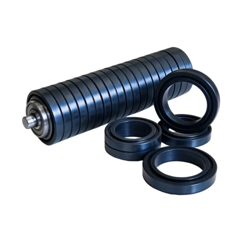 New Surfacing Rubber Spiral Conveyor Roller 
