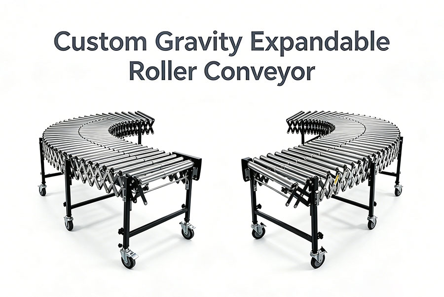 Custom Gravity Expandable Roller Conveyor