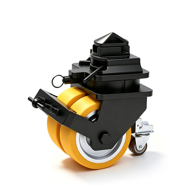 Custom Heavy-Duty Dual-Wheel Shipping Container Casters