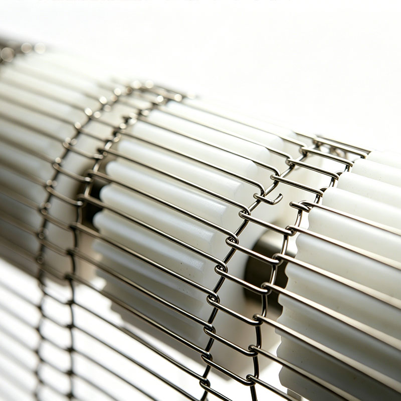 Food-Grade Rod Network Belts for Enrobing & Baking