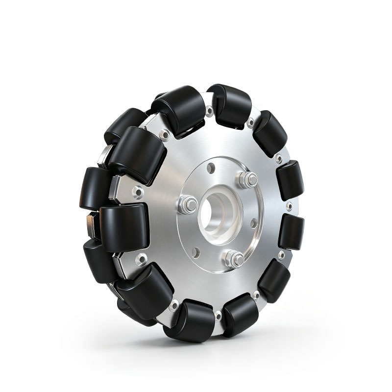 Custom Double Omni Wheels with Rubber Rollers