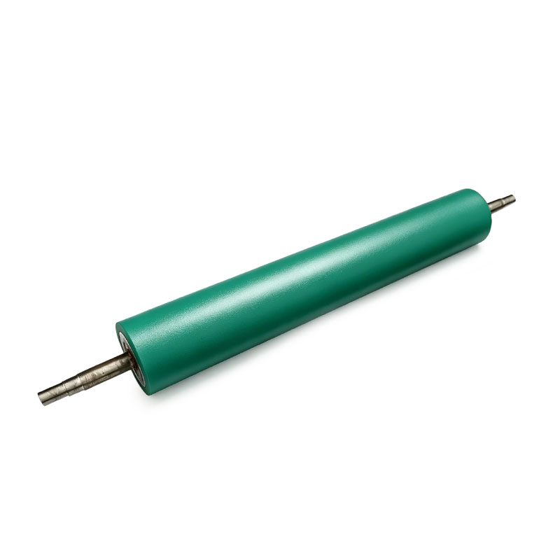 Custom Green Nitrile NBR Rubber Rollers for Industrial Conveyors, Printing, and Textiles
