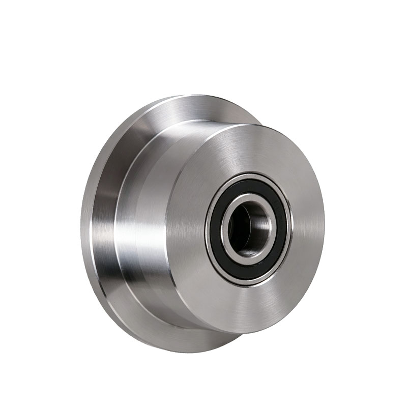 Solid Steel Single Flanged Track Wheels Manufacturer