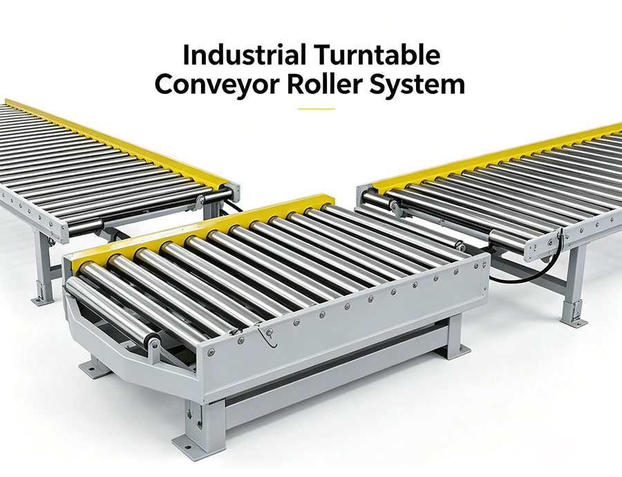 Industrial Turntable Conveyor Roller System