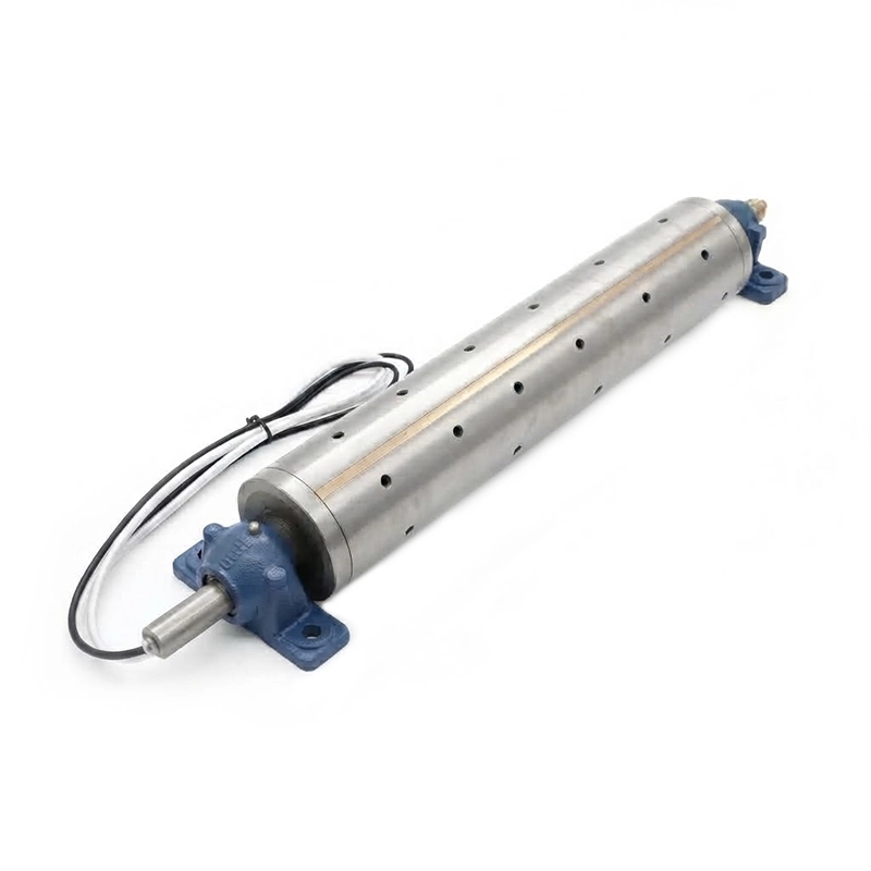 Custom Steel Electromagnetic Roller with Pillow Block Bearings
