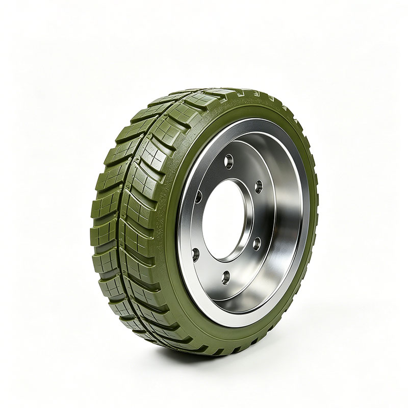 Herringbone Treaded AGV Drive Wheel