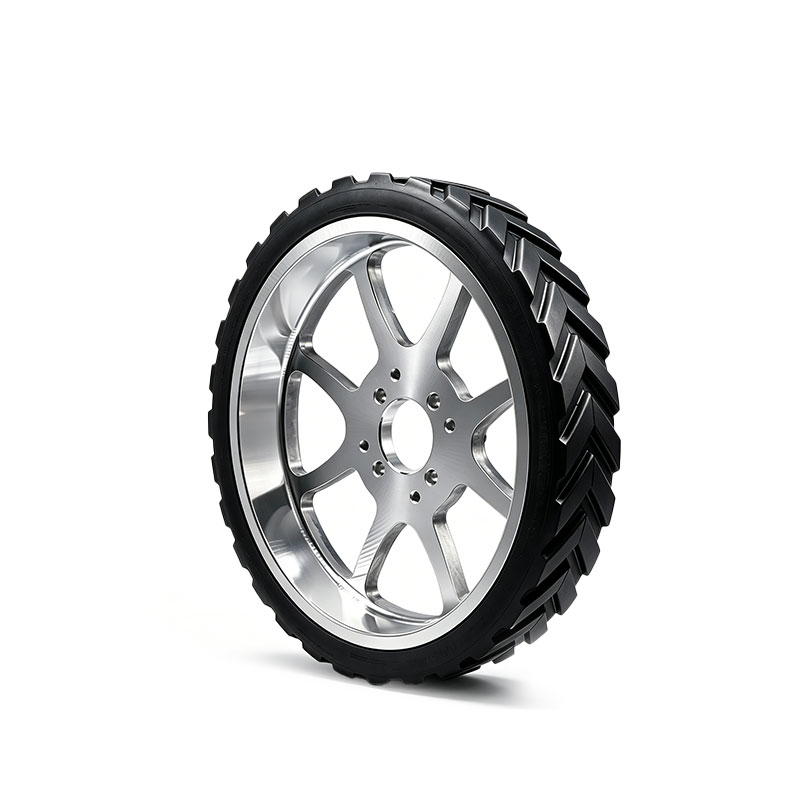 Custom Herringbone Tread Rubber Drive Wheel for AGV