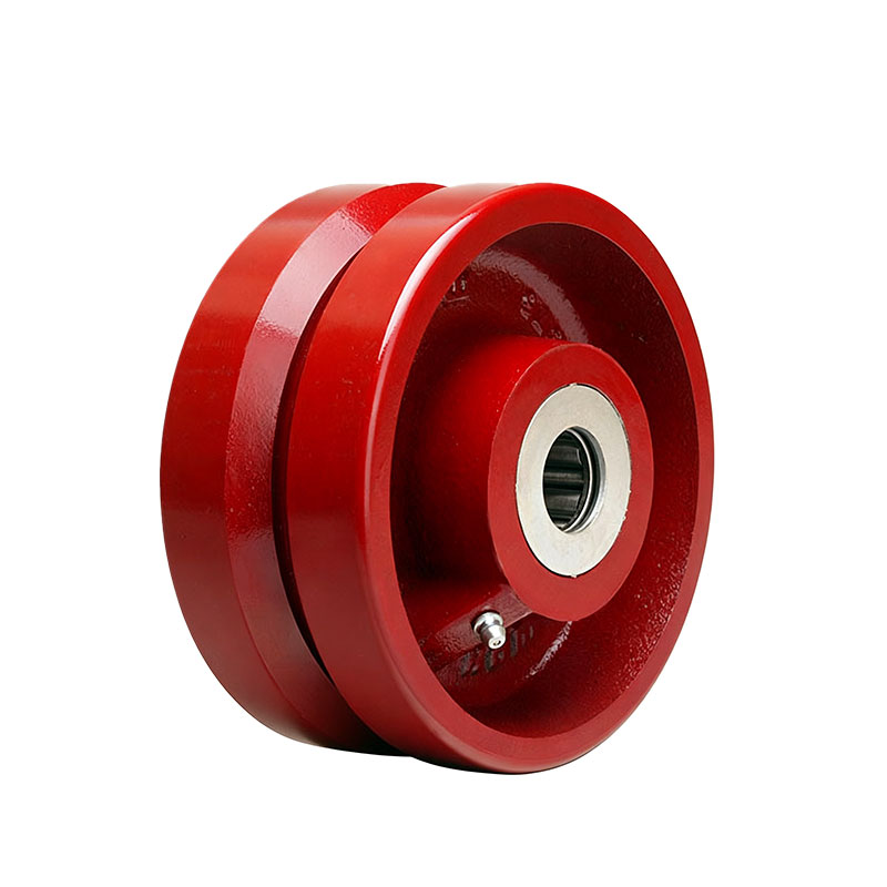 Industrial Heavy-Duty Cast Iron V-Groove Wheels