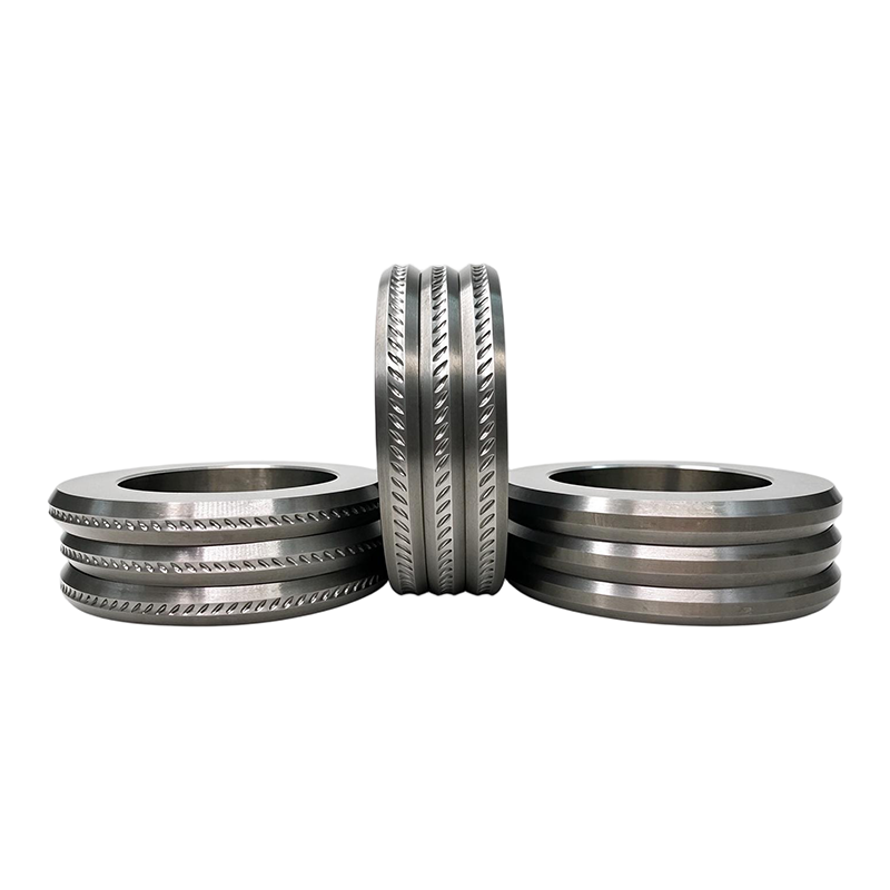 Custom Carbide Roller with Holder Assembly