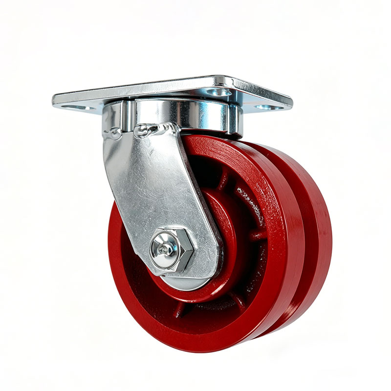 Heavy-Duty V-Groove Track Casters