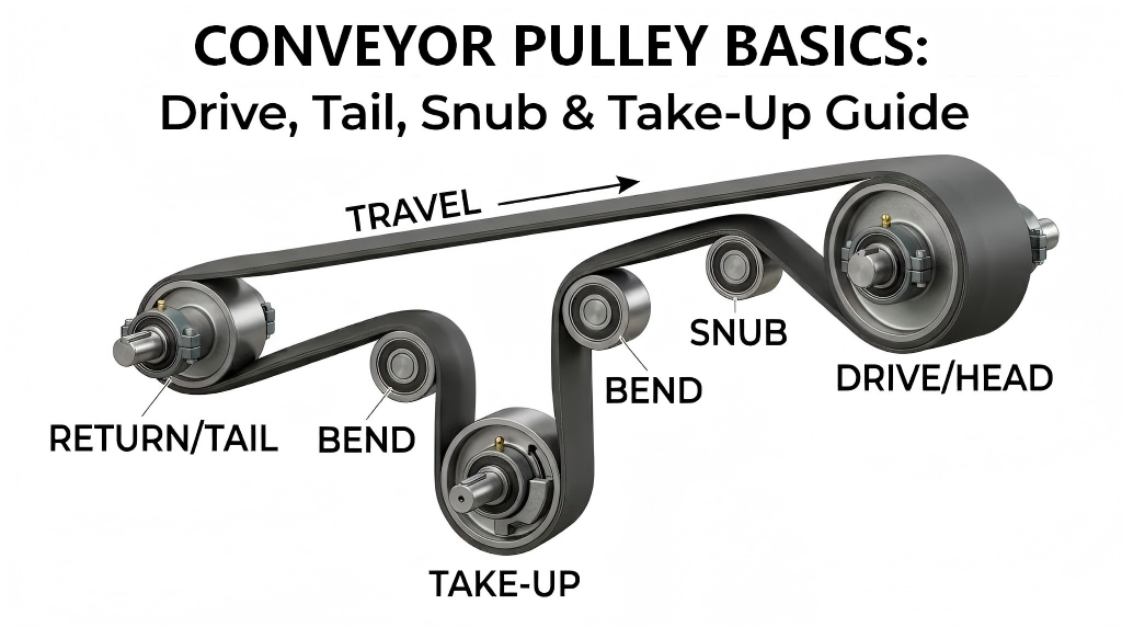 Different Types of Conveyor Belt Pulleys