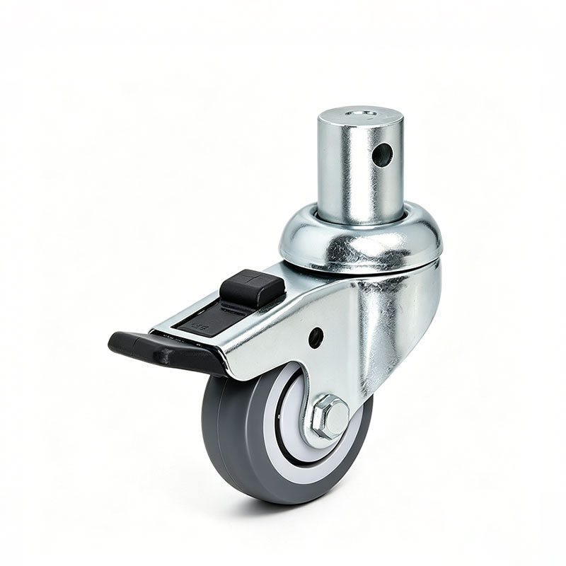 Antimicrobial TPR Twin-Wheel Hospital Casters