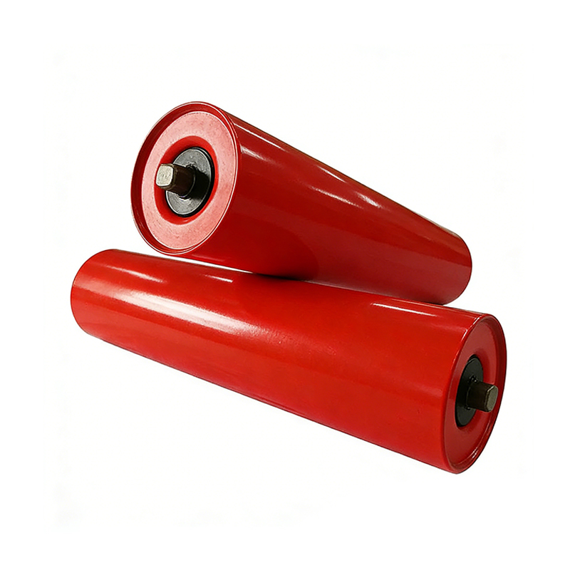 Polyurethane Rubber Coated Rollers with Shaft