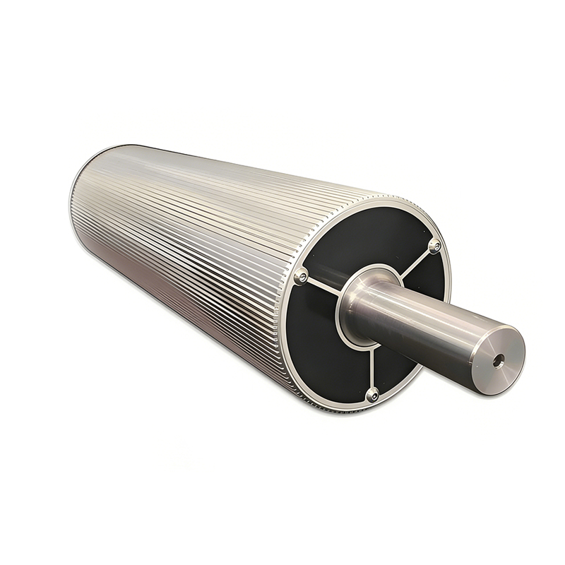 Industrial Aluminum Live Shaft Idler Rollers