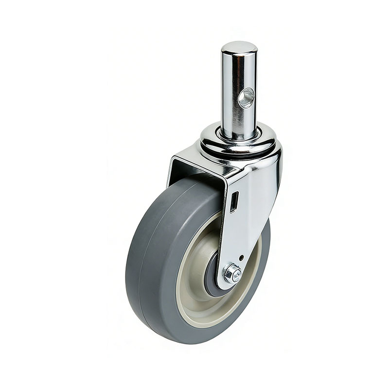 Industrial Rubber Hand Truck Casters with Brake