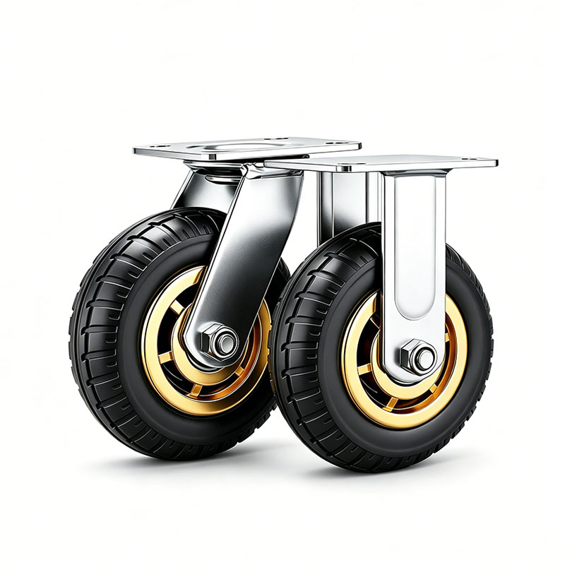 Flat-Free Casters for Industrial Hand Trucks & Carts