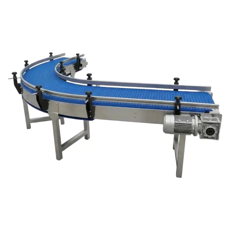 Custom Modular Plastic Belt Conveyor System