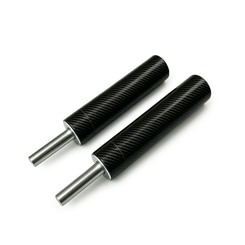 Custom Single-Ended Carbon Fiber Idler Roller for Web Handling