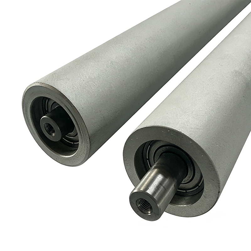 Customized High-Precision Aluminum Dead Shaft Idler Roller