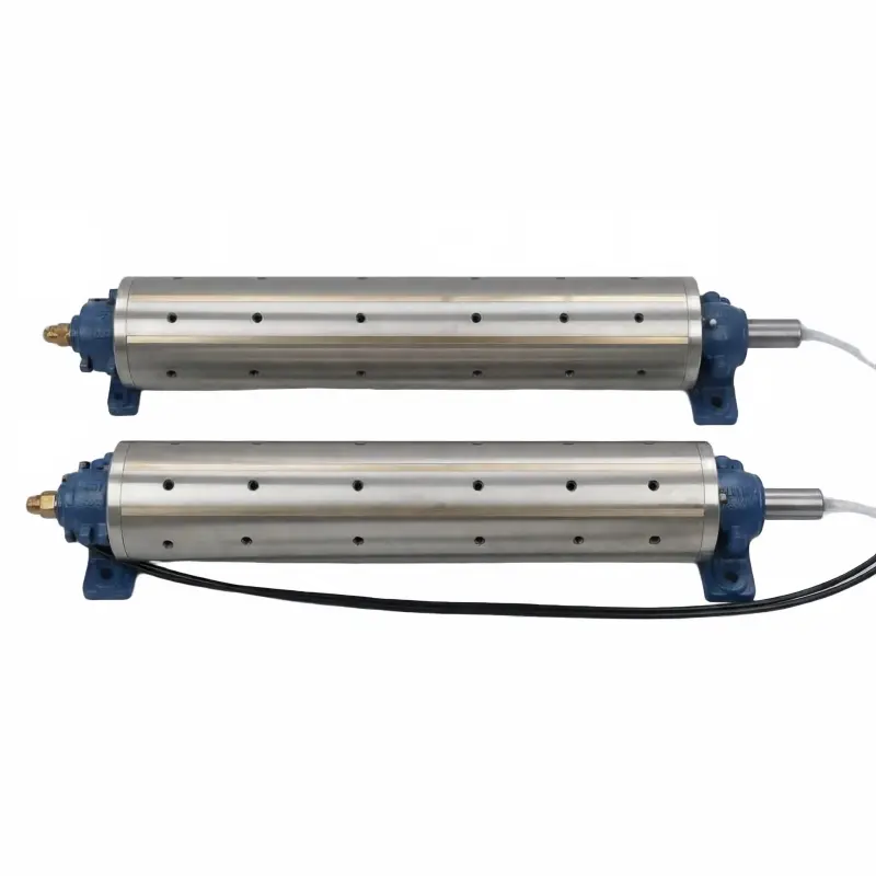 Custom Steel Electromagnetic Roller with Pillow Block Bearings